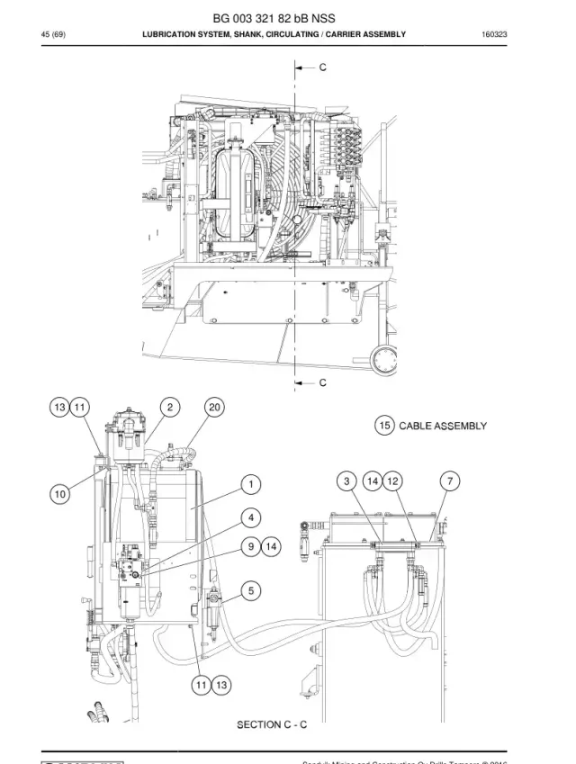 LUBRICATION SYSTEM, SHANK, CIRCULATING