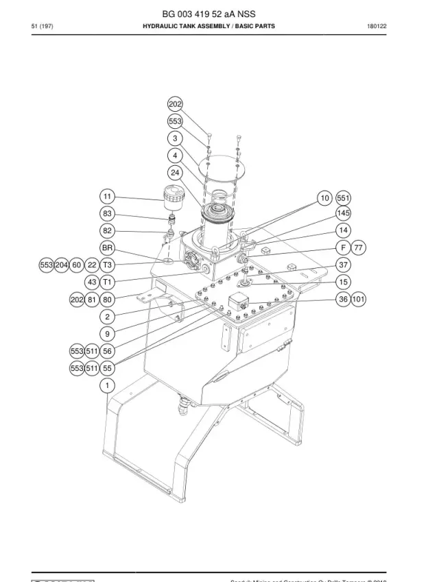 HYDRAULIC TANK ASSEMBLY