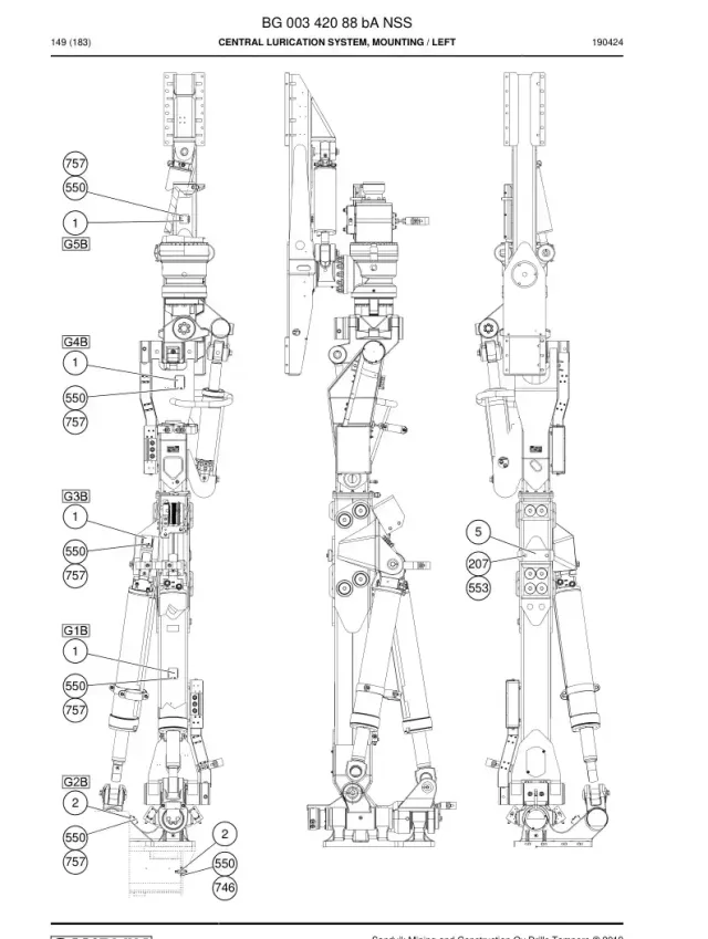 CENTRAL LURICATION SYSTEM, SUPORTE DE MONTAGEM