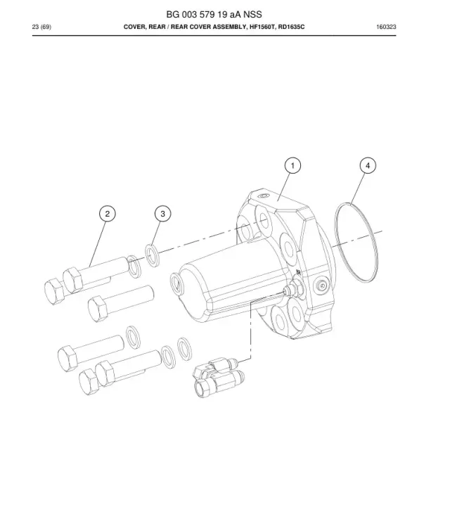COVER, REAR
