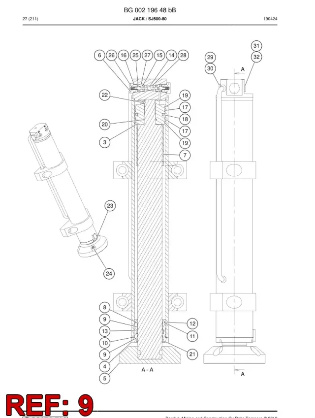 GUIDE RING, KOLBEN ROD