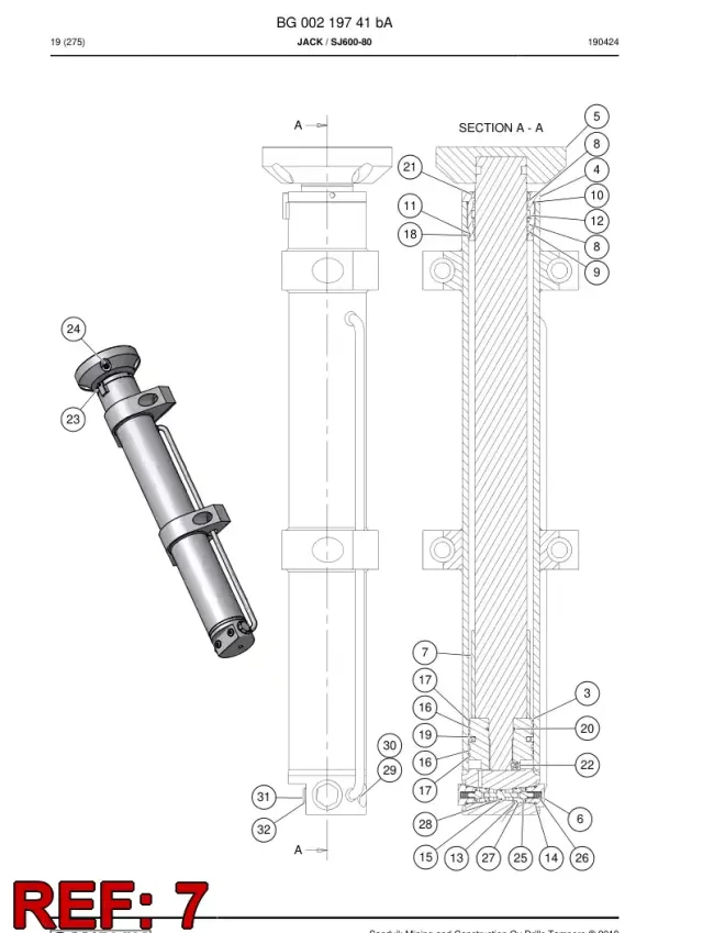 BUSHING, CYLINDER