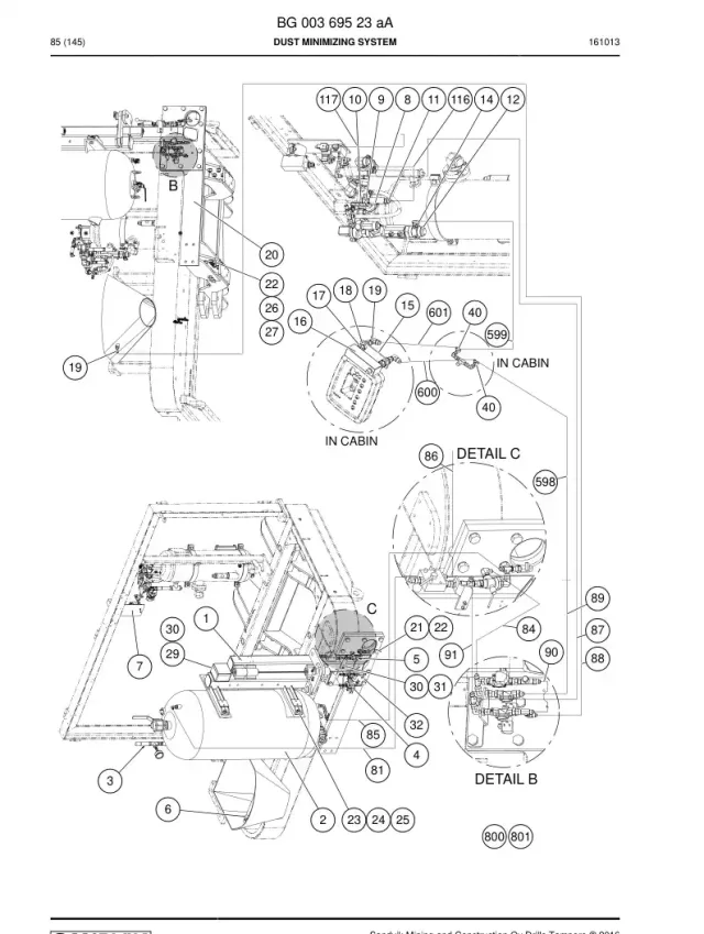 DUST MINIMIZING SYSTEM