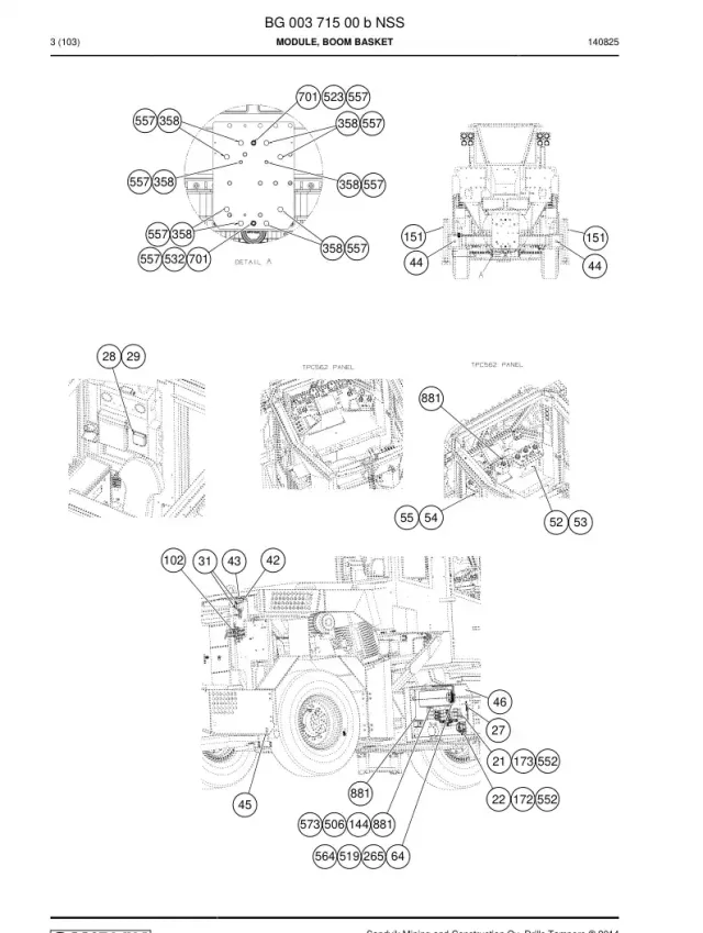 MODULE, BOOM BASKET