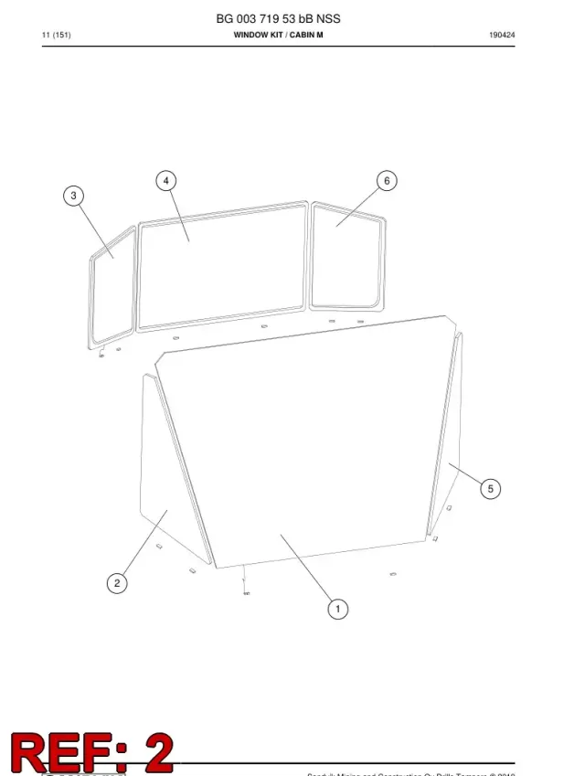 WINDOW, FRONT