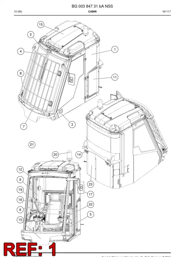 FRAME, CABIN