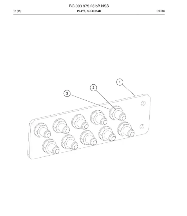 PLATE, BULKHEAD