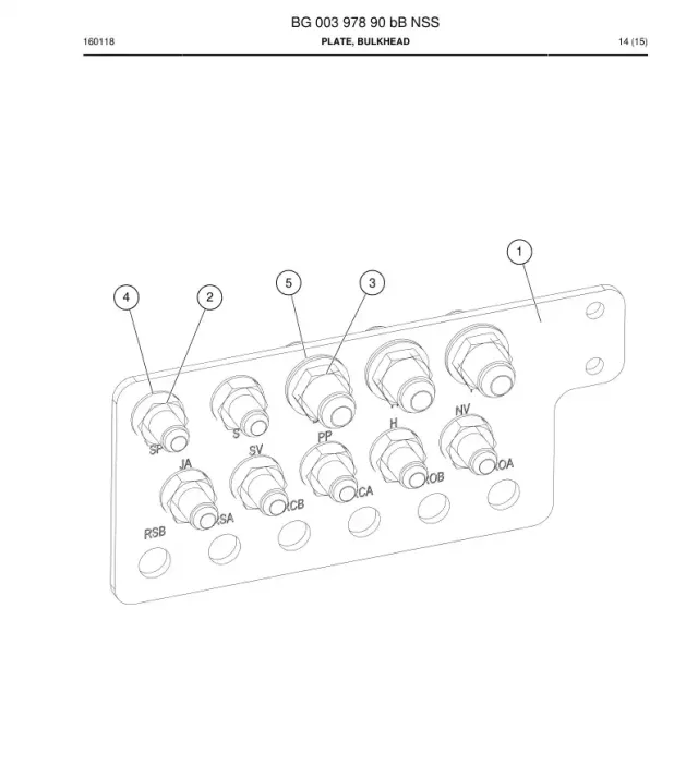PLATE, BULKHEAD