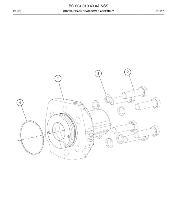 COVER, REAR