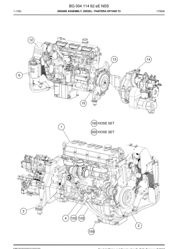 ENGINE ASSEMBLY, DIESEL
