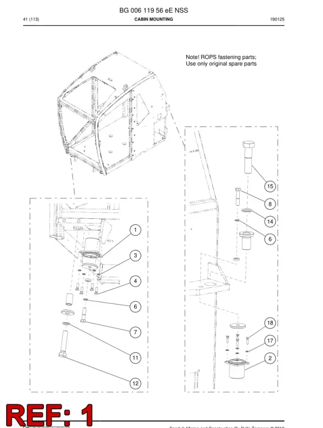 DAMPER, HOLE MOUNT