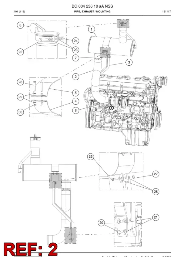 PIPE, EXHAUST