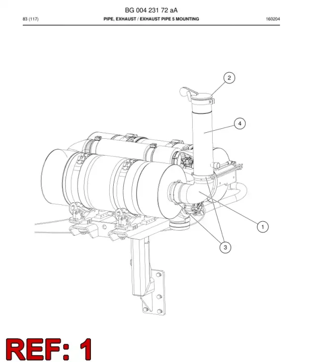 PIPE, EXHAUST
