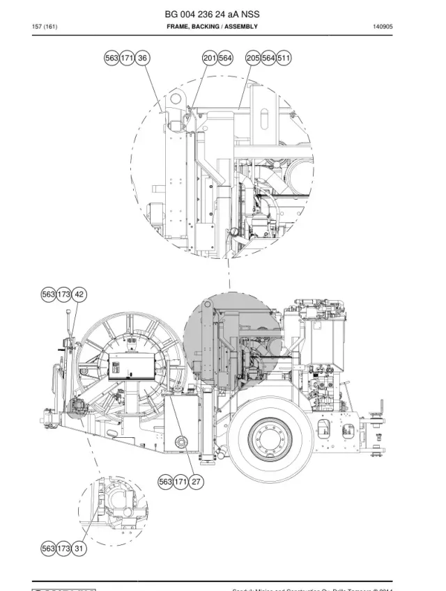 FRAME, BACKING