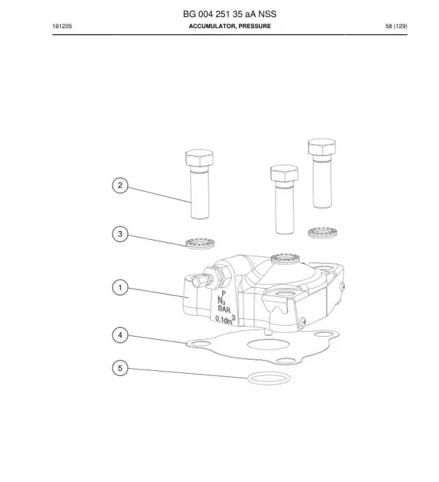 ACCUMULATOR, PRESSURE
