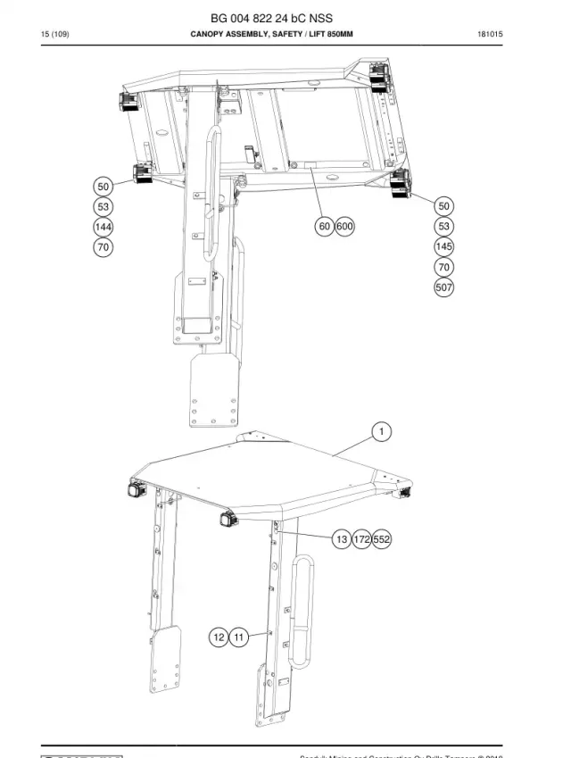 CANOPY, SAFETY