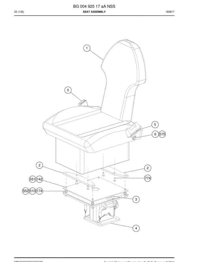 SEAT GRUBU