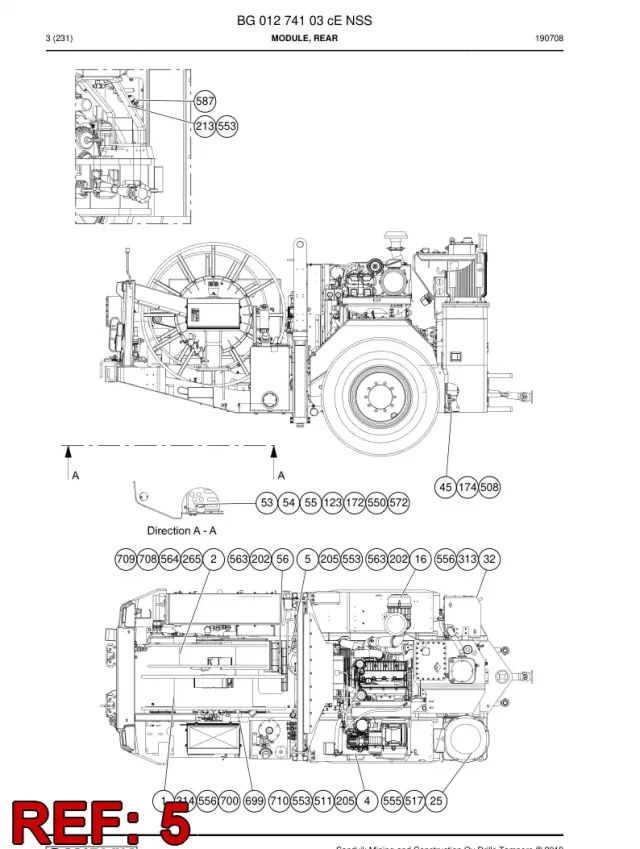 MOTOR, THREE PHASE