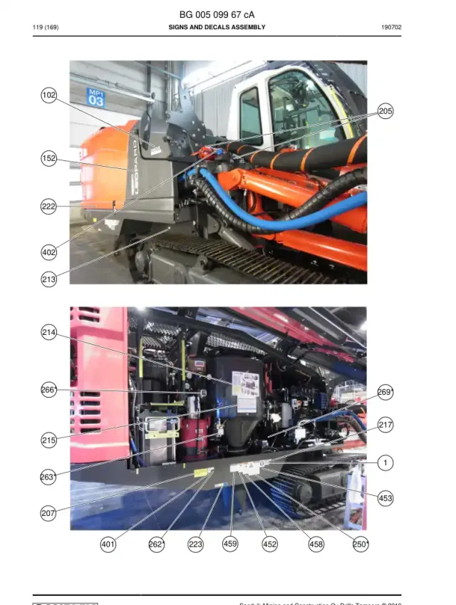 SIGNS AND DECALS ASSEMBLY