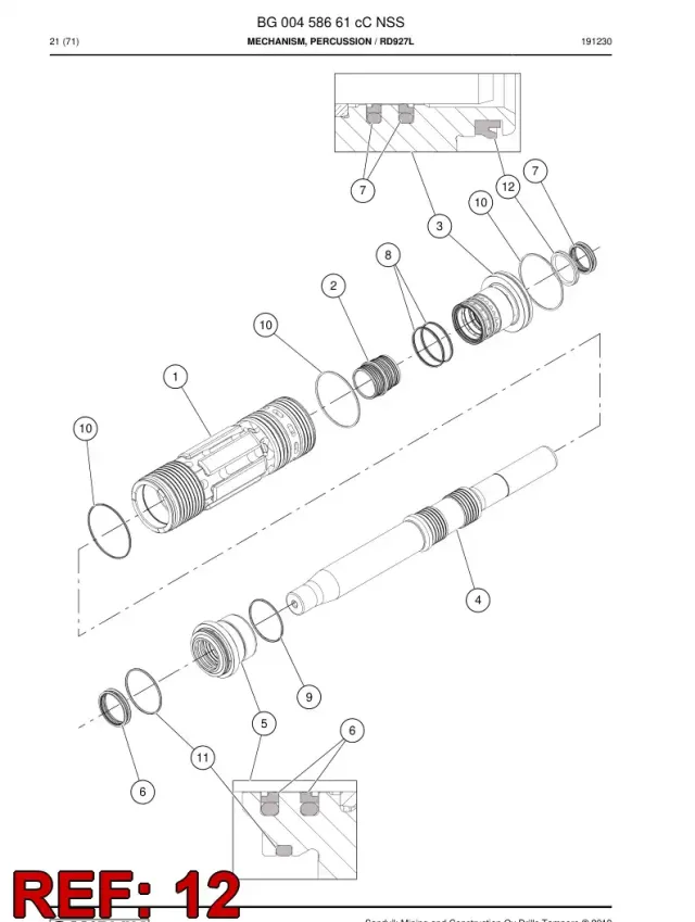 KEÇE, PISTON