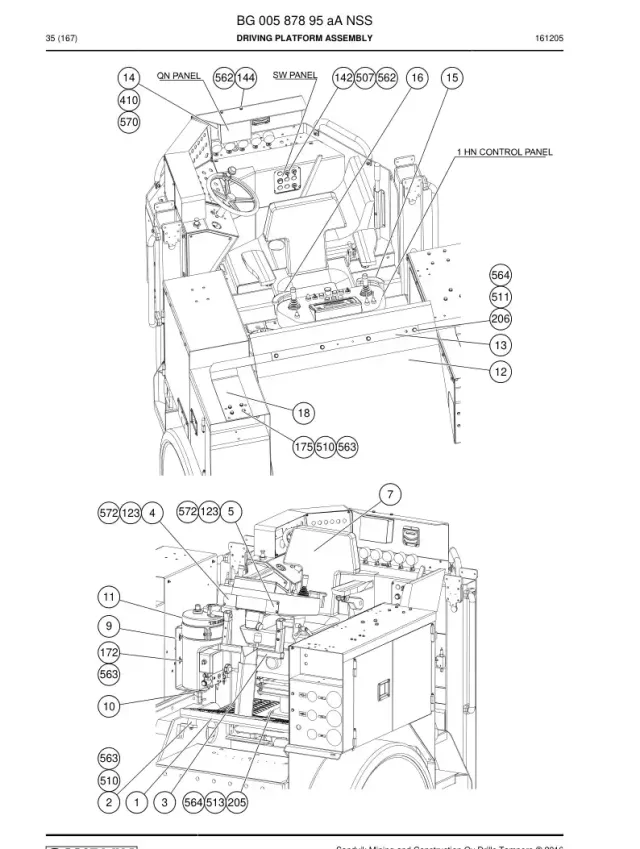 DRIVING PLATFORM ASSEMBLY