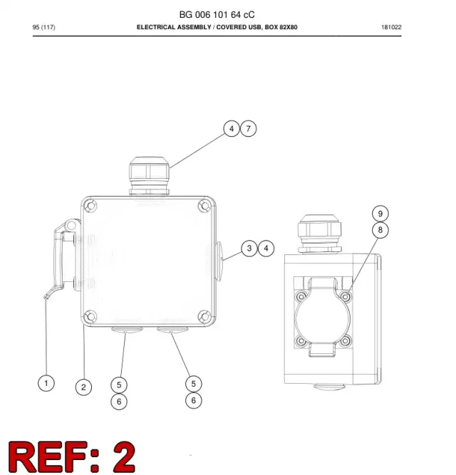 ENCLOSURE, PLASTIC