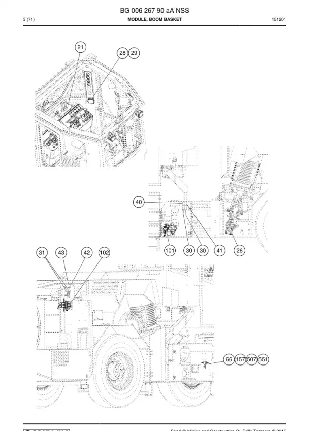MODULE, BOOM BASKET