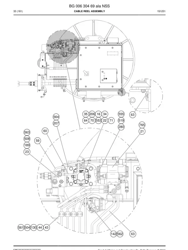 CABLE REEL CONJUNTO