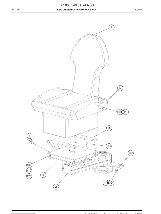 SEAT GRUBU