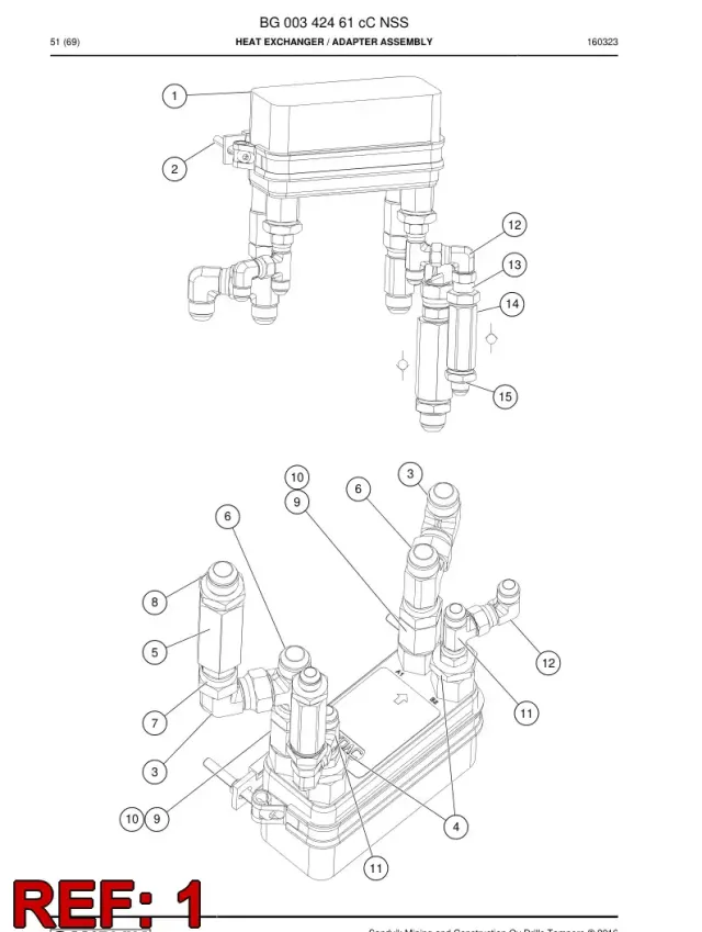 HEAT EXCHANGER, OIL-WATER