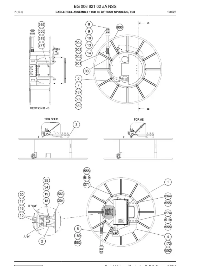 CABLE REEL CONJUNTO