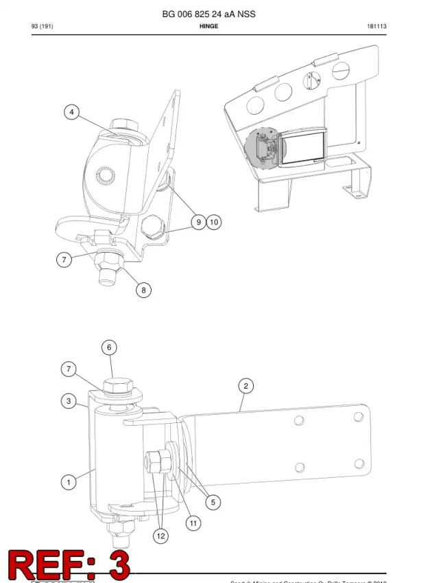 PLATE, MOUNTING