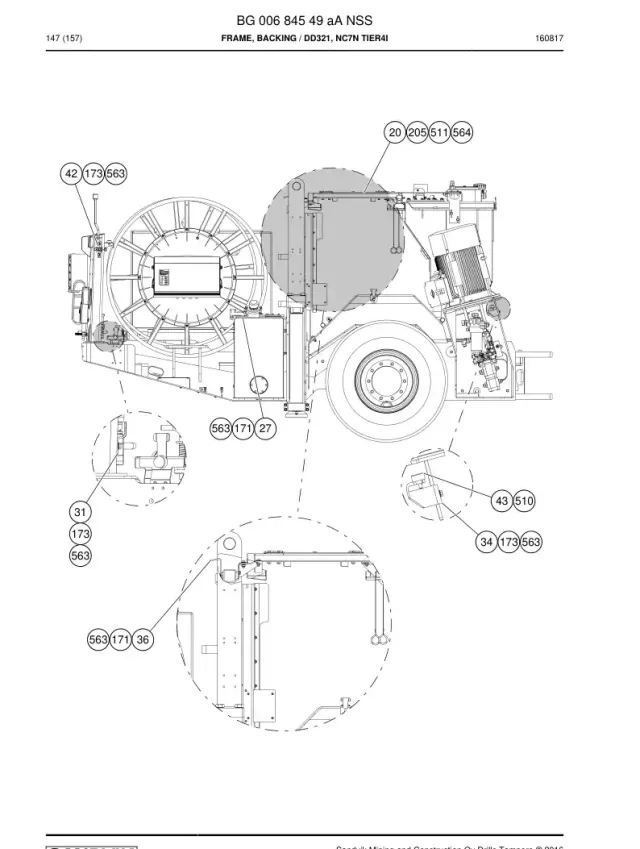 FRAME, BACKING