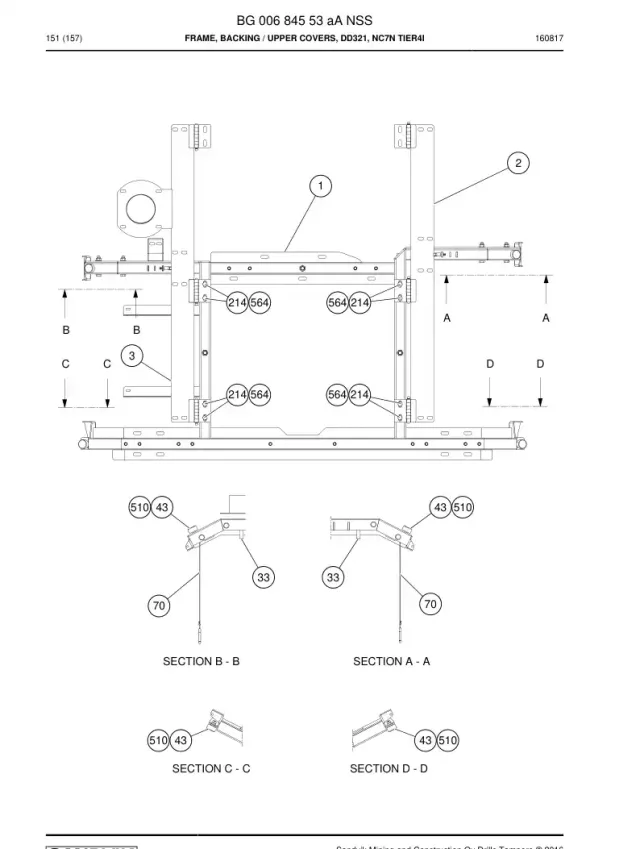 FRAME, BACKING