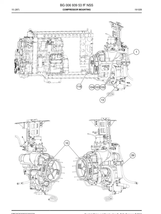 COMPRESSOR MOUNTING