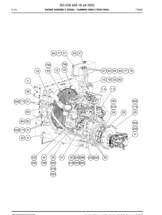ENGINE ASSEMBLY, DIESEL