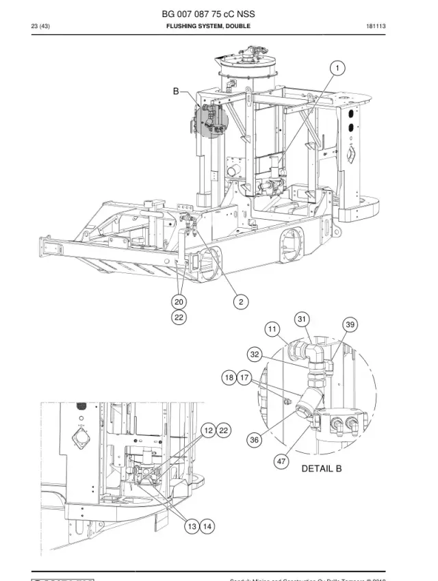 FLUSHING SYSTEM, DOUBLE