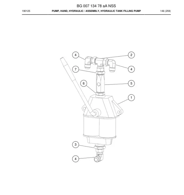 BOMBA, HAND, HYDRAULIC