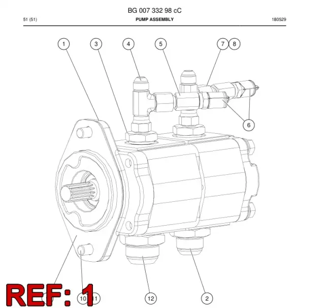 HİDROLİK POMPA, EXTERNAL GEAR, DOUBLE