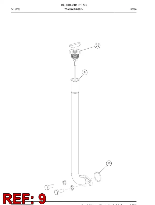 TUBE, OIL LEVEL