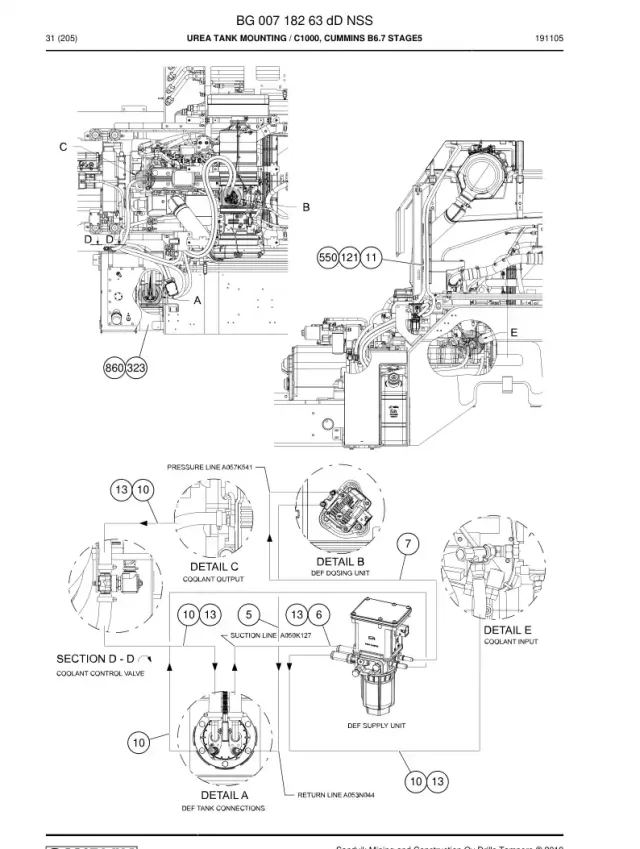 UREA TANK MOUNTING