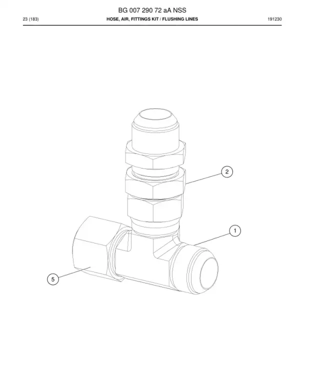 HOSE, AIR, FITTINGS KIT