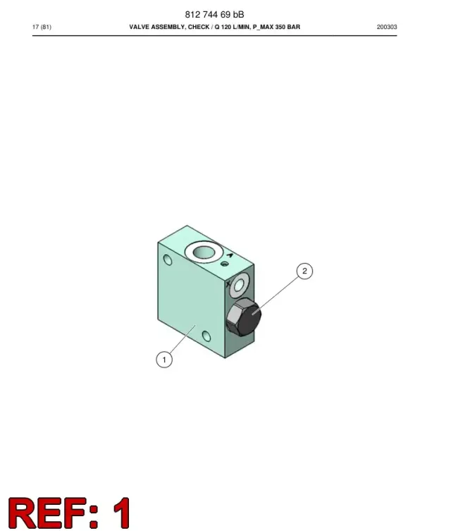 VERTEILER BODY, VENTIL