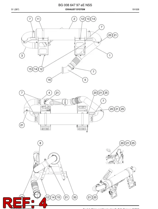 PIPE, EXHAUST