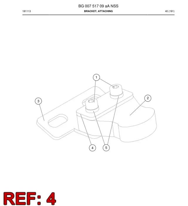 PLATE, MOUNTING