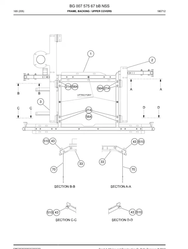 FRAME, BACKING