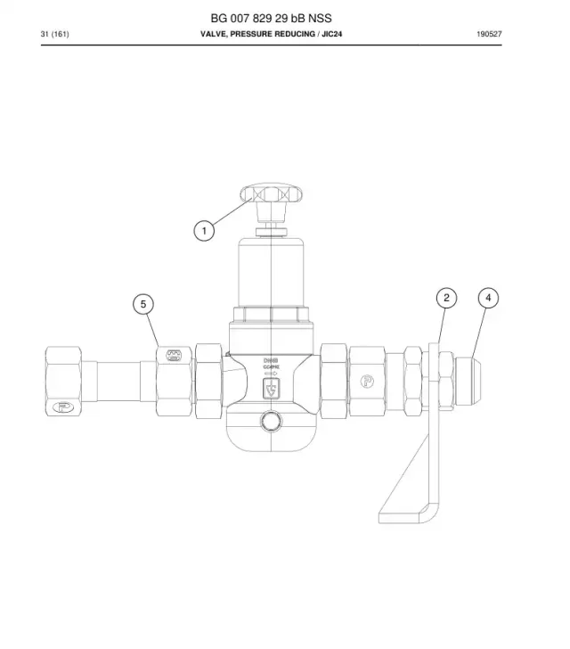 VENTIL, PRESSURE REDUCING