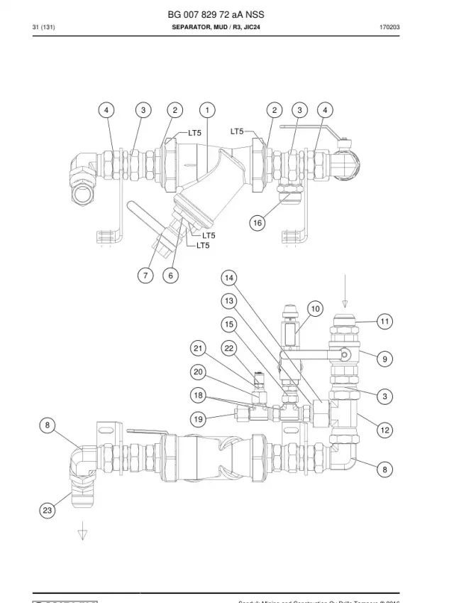 SEPARATOR, MUD