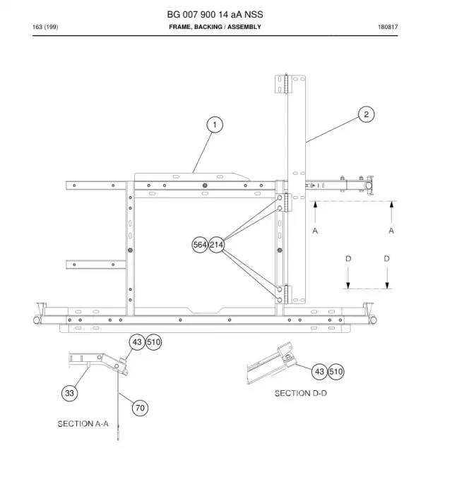FRAME, BACKING