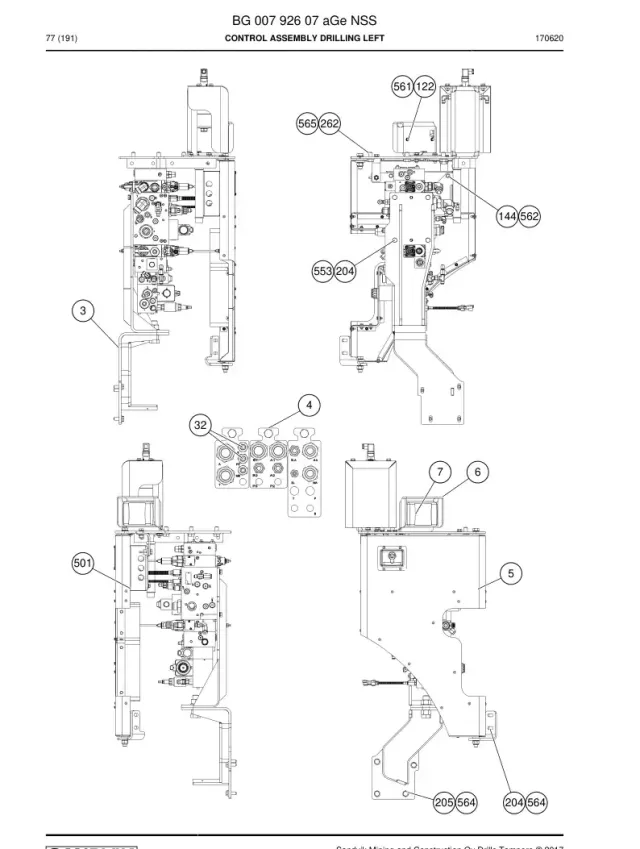 STEUERBAUGRUPPE DRILLING LEFT